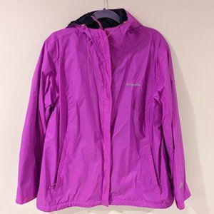 Magenta 1X Columbia Rain jacket
